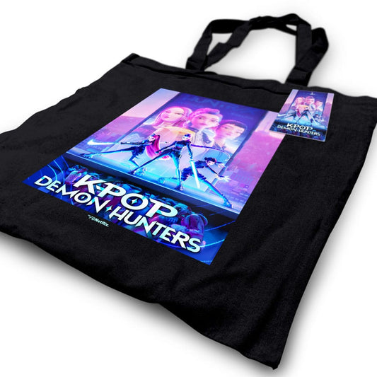 KPop Demon Hunters Tote Bag Movie Key Art - FanofThings.co.uk