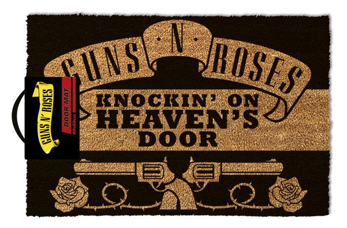 Guns N’ Roses Doormat Knockin’ On Heaven’s Door 40 x 57 cm Rugs