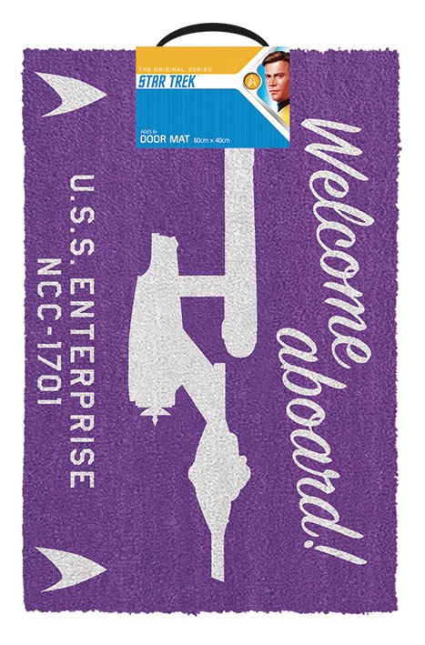 Star Trek Doormat Welcome Aboard 40 x 60 cm Rugs