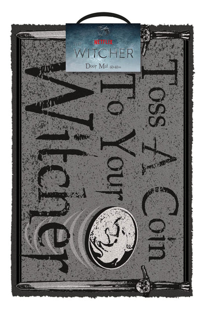 The Witcher Doormat Toss a Coin 40 x 60 cm Rugs