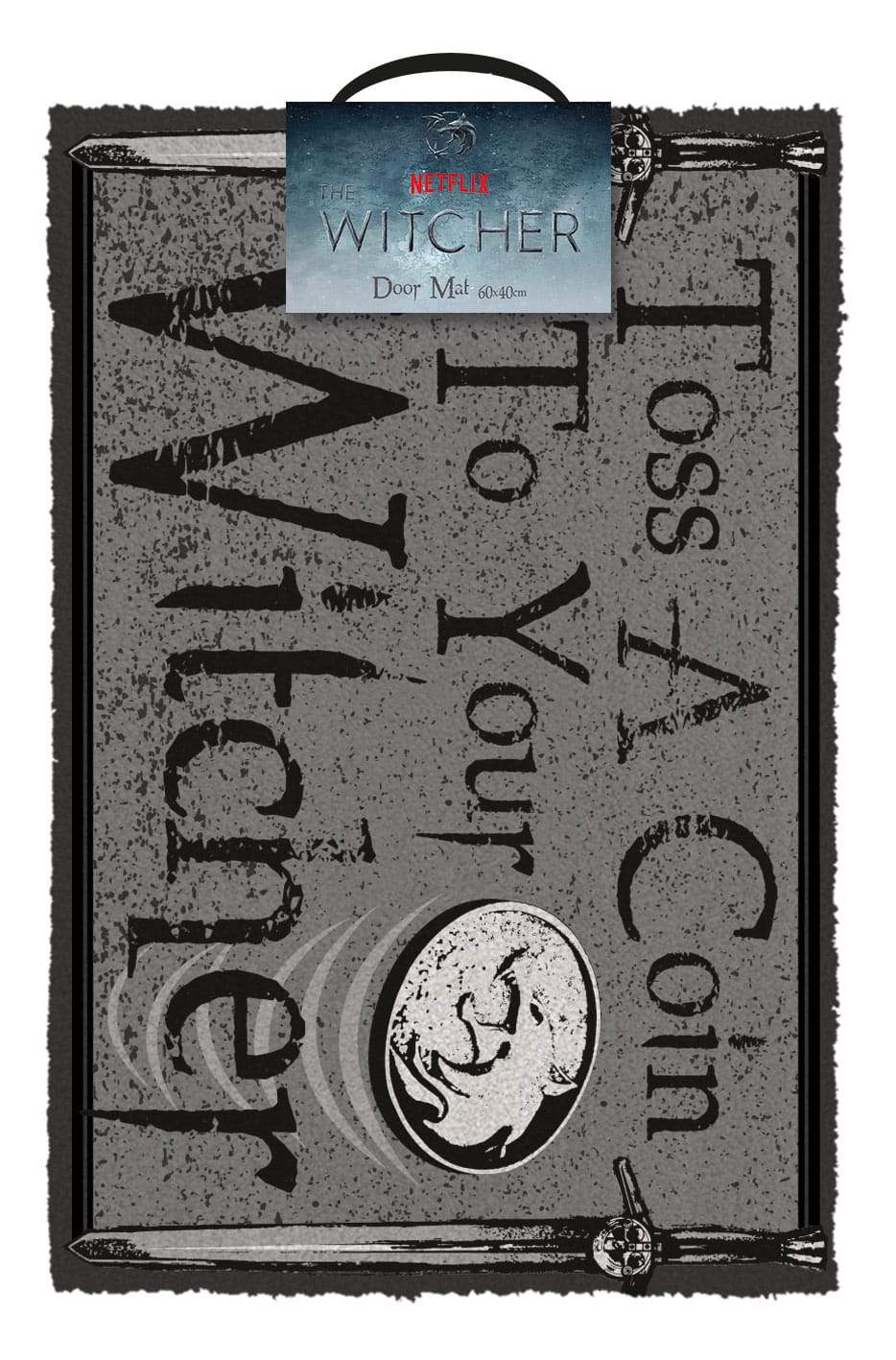 The Witcher Doormat Toss a Coin 40 x 60 cm Rugs