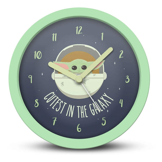 Star Wars: The Mandalorian Desk Clock Cutest in the Galaxy Clocks & Watches