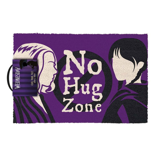Wednesday Doormat No Hug Zone 40 x 60 cm Rugs