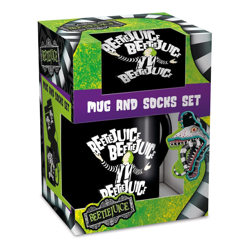 Beetlejuice Mug & Socks Set
