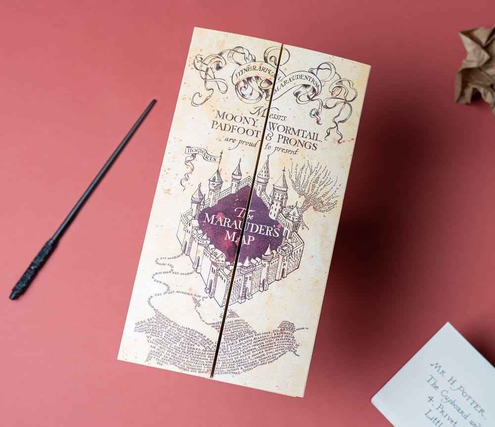 Harry Potter Map Marauder's Map 18 cm