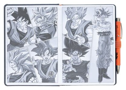 Dragon Ball Premium Notebook A5  with Projector Pen Super Goku Grupo Erik