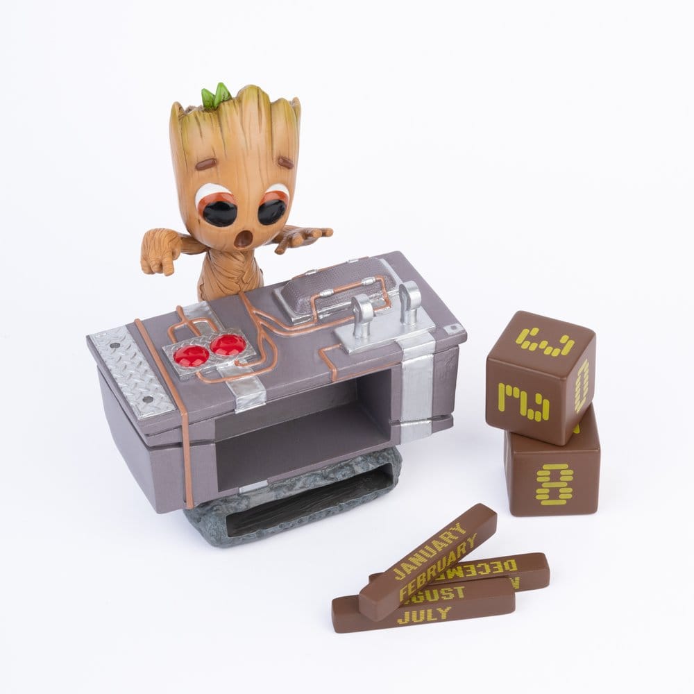 Marvel 3D Perpetual Calendar Groot Death Button 12 cm Grupo Erik