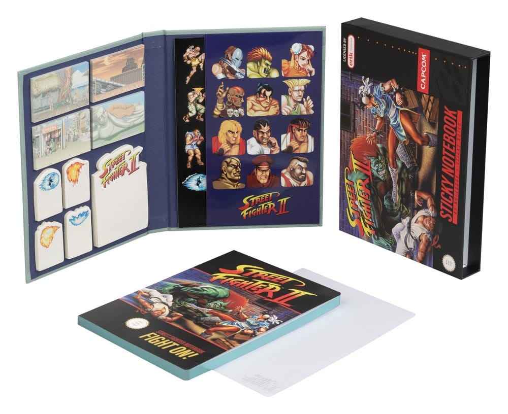Street Fighter Premium Notebook with Sticky Notes and Cover A5