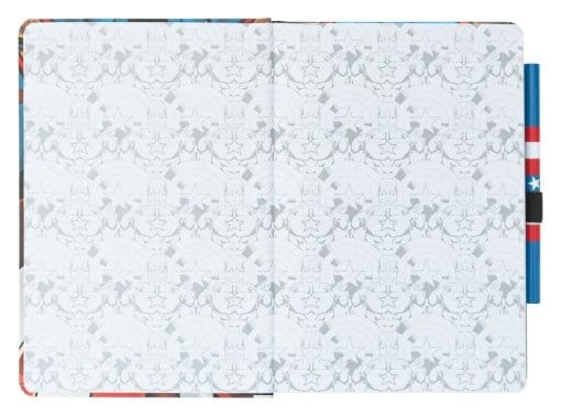 Marvel Captain America Premium Notebook with Pen Uniform A5 Grupo Erik