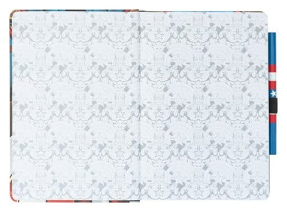 Marvel Captain America Premium Notebook with Pen Uniform A5 Grupo Erik