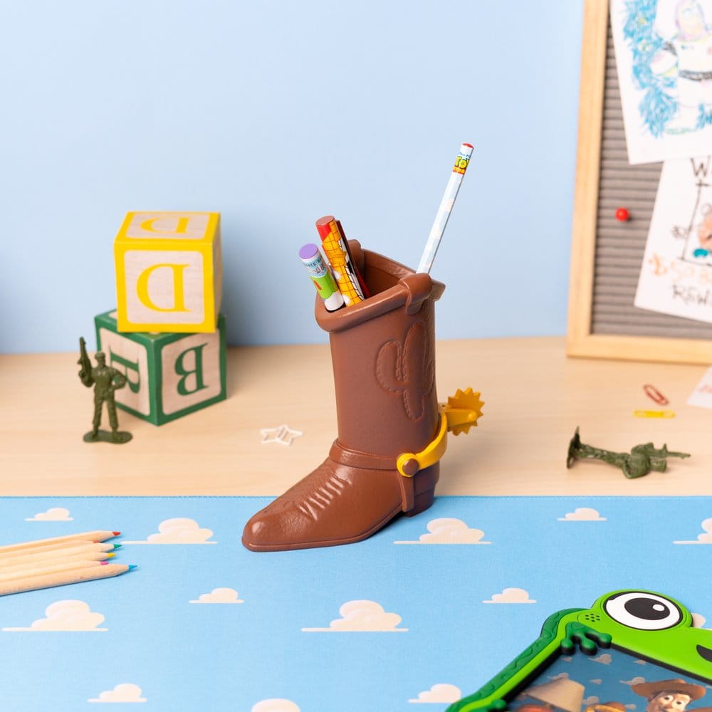 Disney Pixar Toy Story Pen Holder with Stationery Set Woody's Boot 16 cm