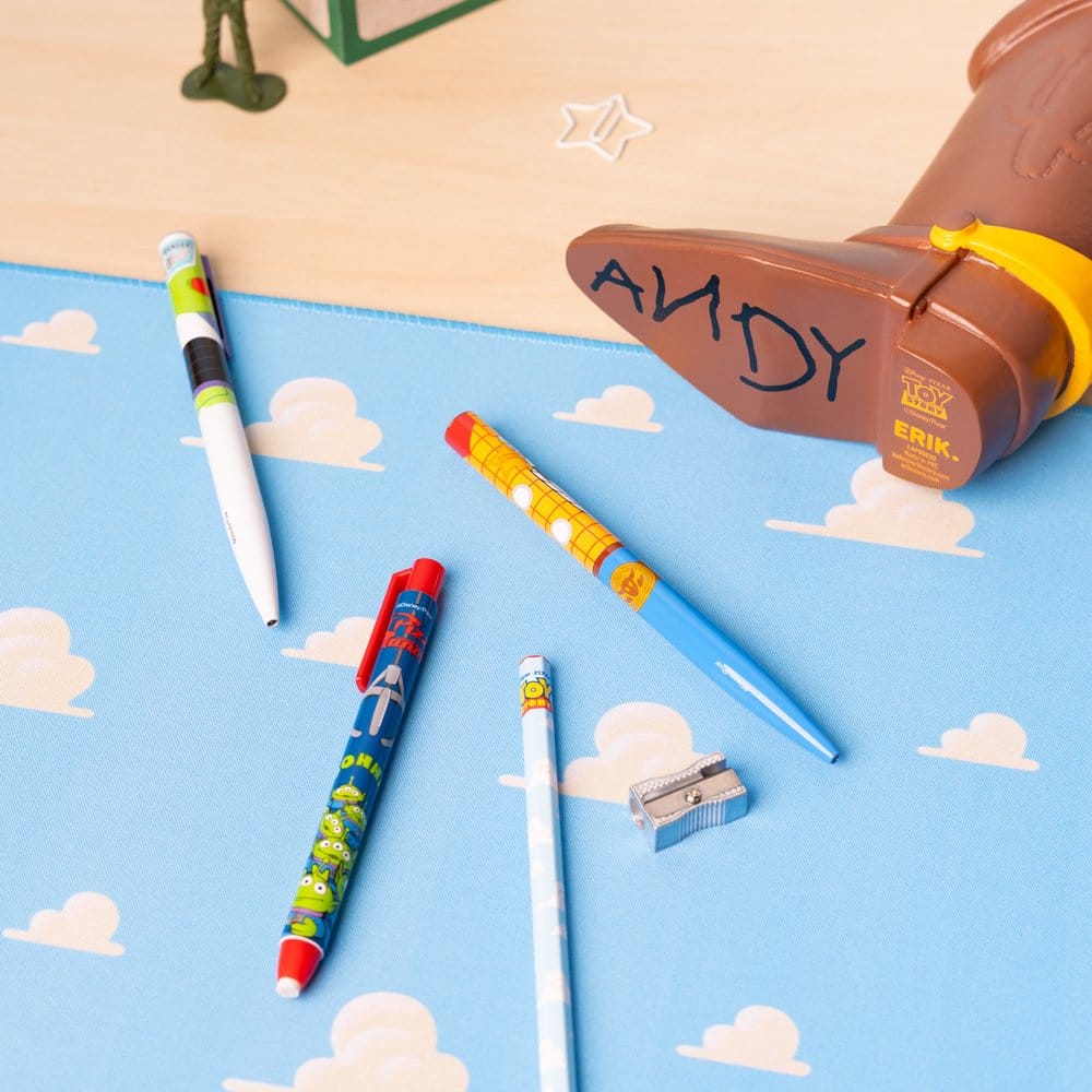 Disney Pixar Toy Story Pen Holder with Stationery Set Woody's Boot 16 cm