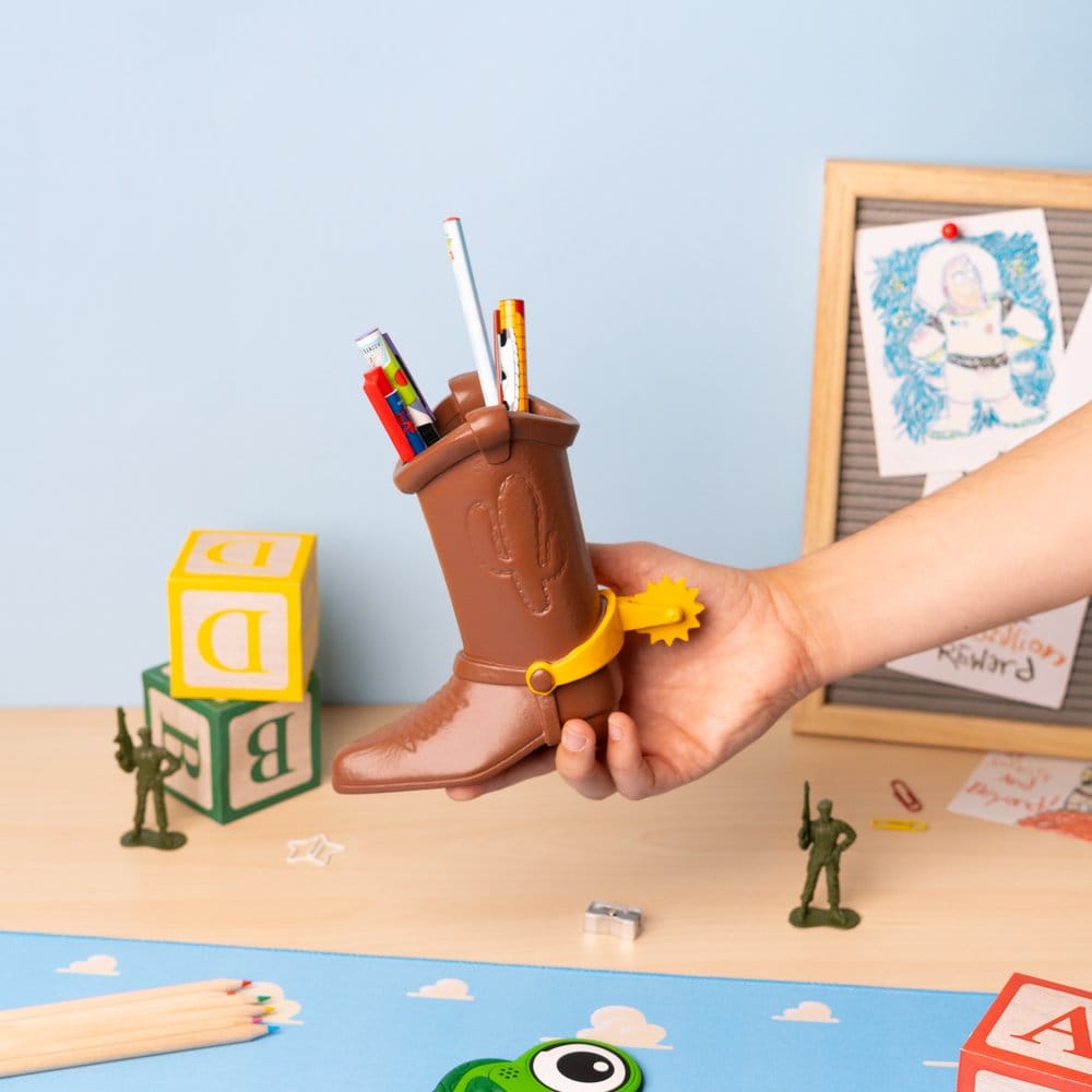 Disney Pixar Toy Story Pen Holder with Stationery Set Woody's Boot 16 cm
