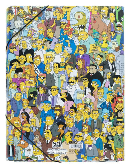 The Simpsons Elasticated Folder 34 x 26 cm