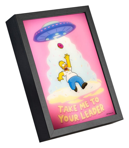 The Simpsons Framed LED Poster 20 x 28 cm
