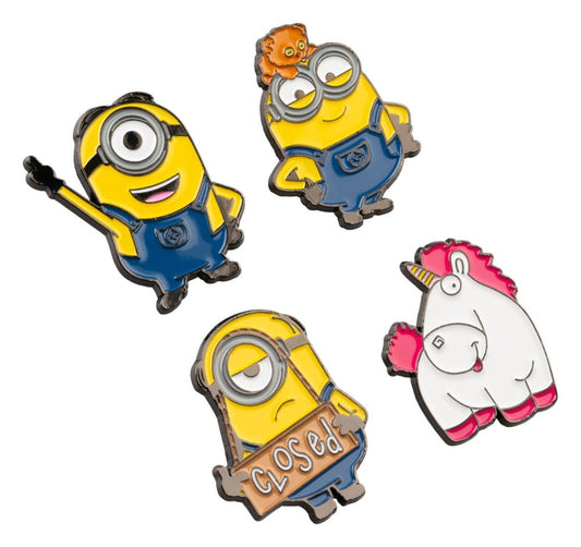 Minions Pin Badges Set of 4
