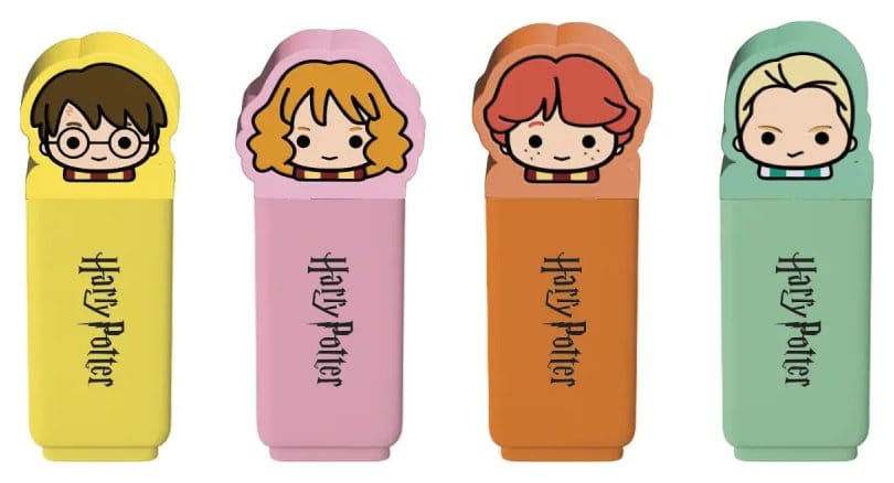 Harry Potter Set of 4 Highlighters with Topper Grupo Erik