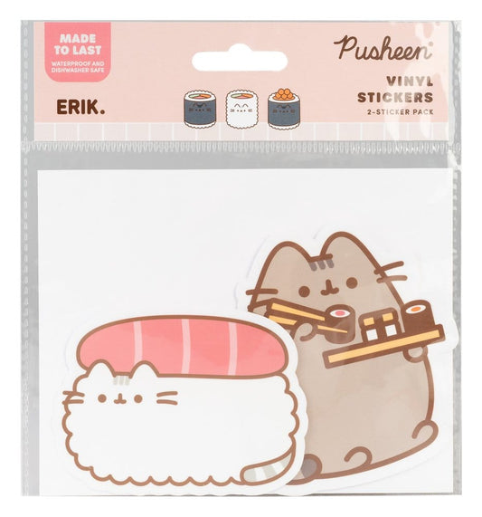 Pusheen Vinyl Stickers Sushi Roll Vol. 1 Set of 2
