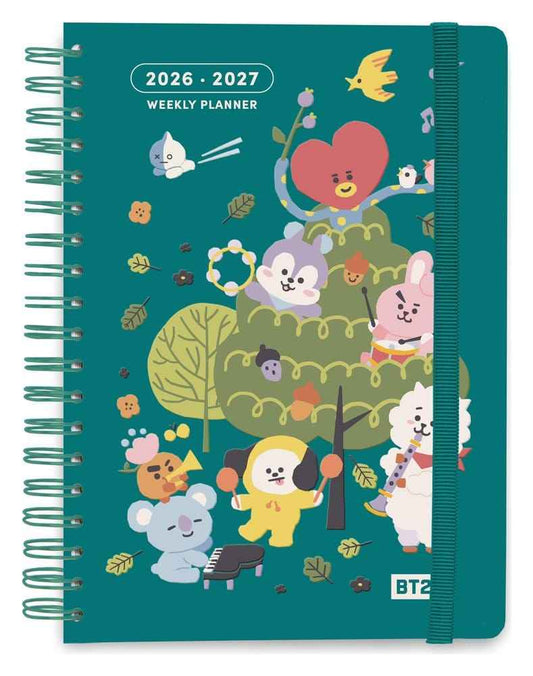 BT21 School Diary weekly planner 2026/2027 A5