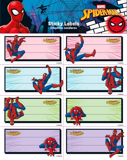 Spider-Man Self-Adhesive Labels