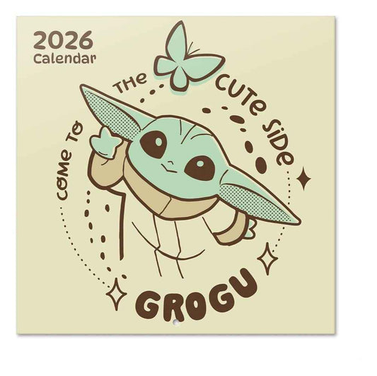 Star Wars The Mandalorian and Grogu 2027 Wall Calendar 30 x 30 cm