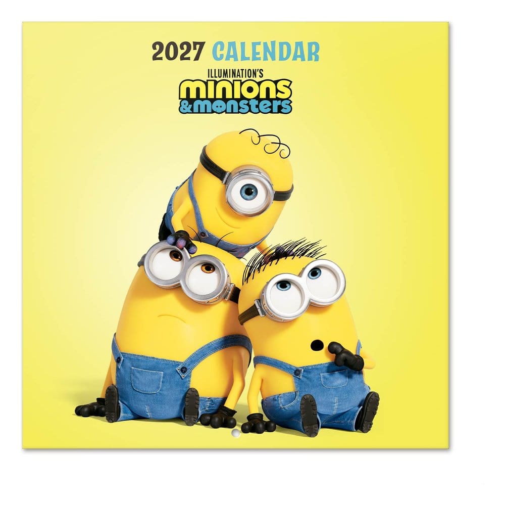 Minions Wall Calendar 2027 30 x 30 cm Grupo Erik