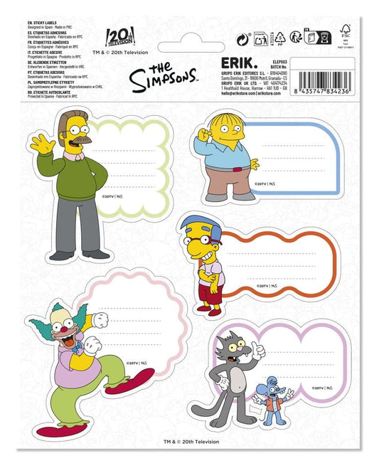 The Simpsons Premium Self-Adhesive Labels (10)