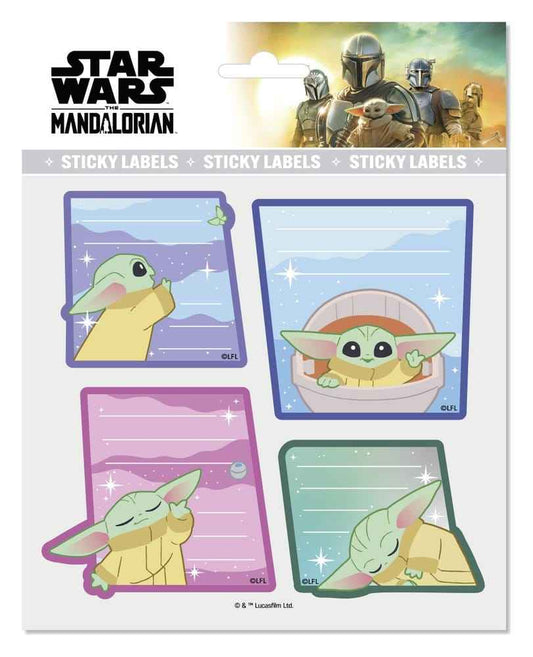 Star Wars: The Mandalorian Premium Self-Adhesive Labels Grogu