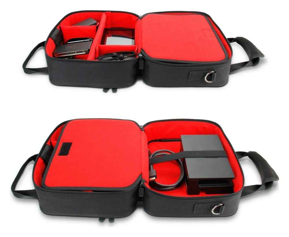 Enhance USA Gear S14 Console Gaming Nintendo Switch Case Red