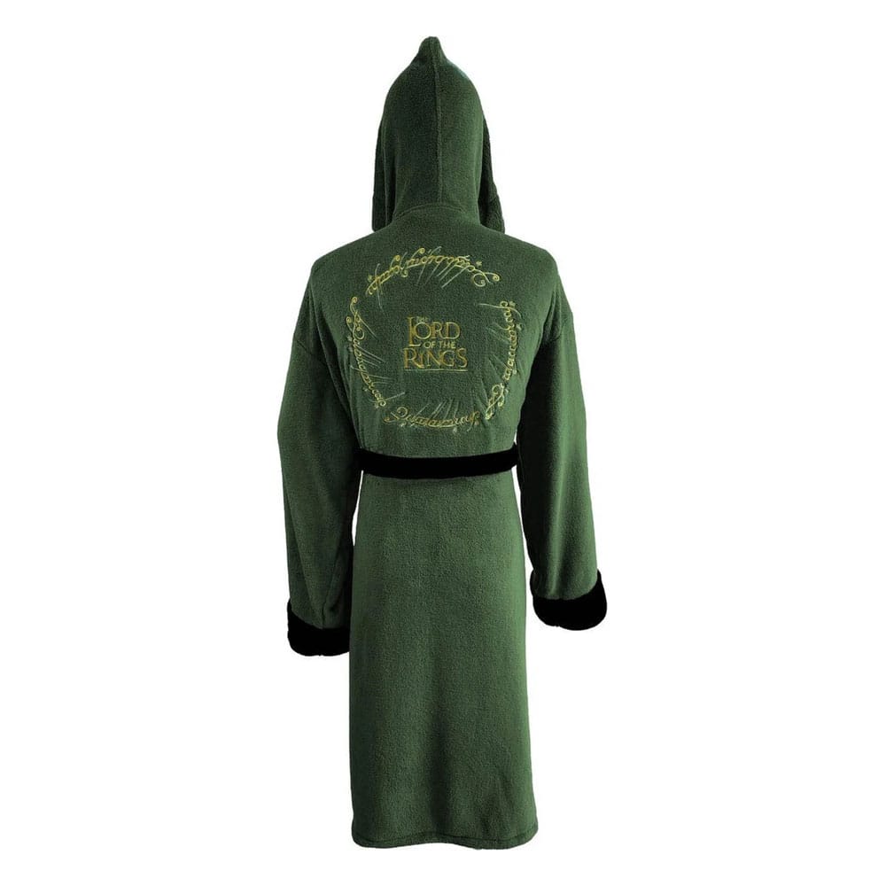 Lord of the Rings Fleece Bathrobe Elven Green & Gold Pyjamas