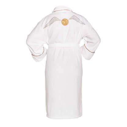 Harry Potter Ladies Fleece Bathrobe Golden Snitch Groovy
