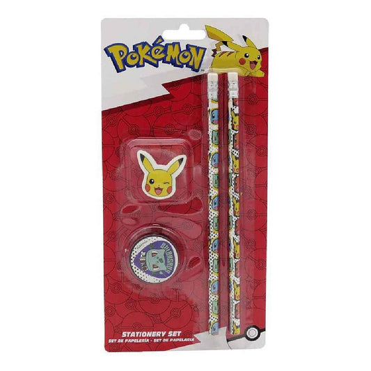 Pokémon stationery set 4 pieces - FanofThings.co.uk