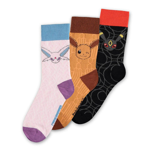 PokÃ©mon Socks 3-Pack Eevee Evolution 2.0 39-42 Footwear