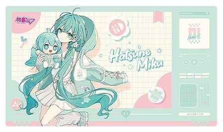 Character Vocal Series 01: Hatsune Miku Miku Hug Series Desk Mat: Flower Ver. 70 x 40 cm