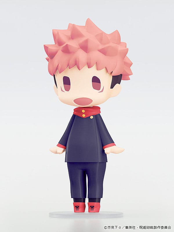 Jujutsu Kaisen HELLO! GOOD SMILE Action Figure Yuji Itadori 10 cm Action figures