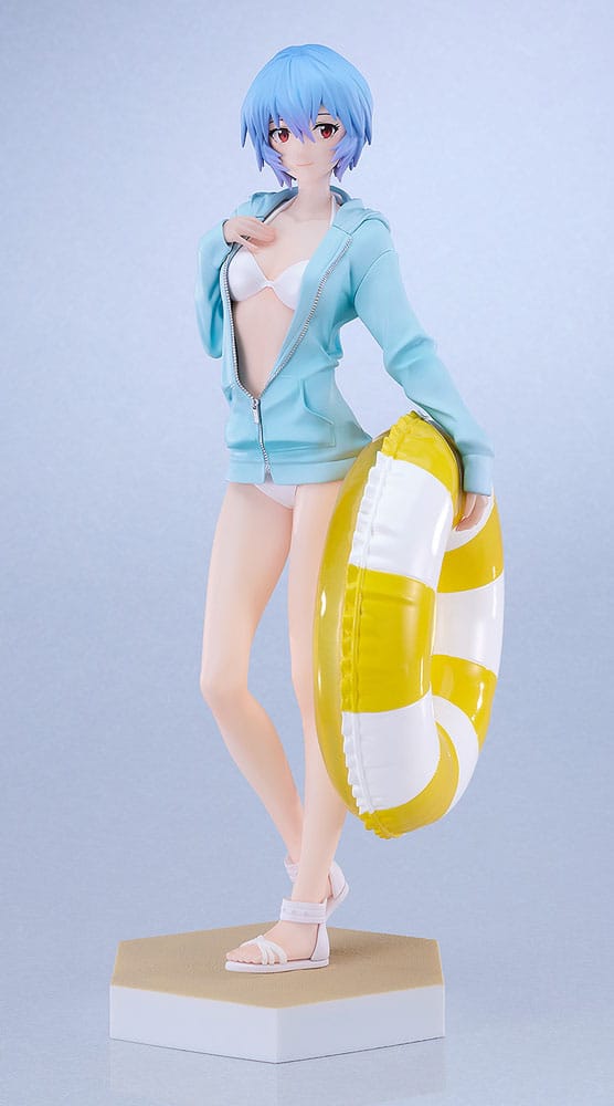 Rebuild of Evangelion Pop Up Parade L PVC Statue Beach Queens: Rei Ayanami 22 cm