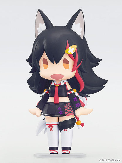 Hololive Production HELLO! GOOD SMILE Action Figure Ookami Mio 10 cm Action figures
