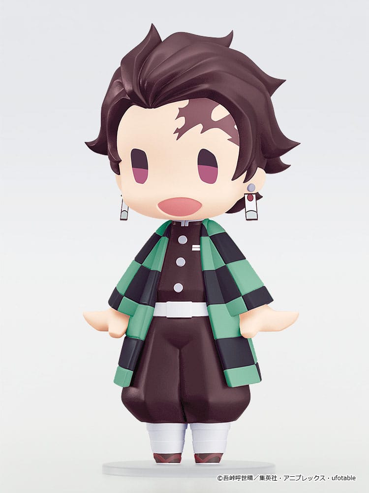 Demon Slayer: Kimetsu no Yaiba HELLO! GOOD SMILE Action Figure Tanjiro Kamado 10 cm Action figures