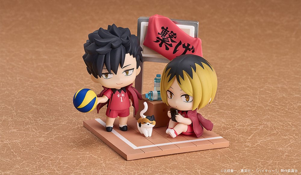 Haikyu!! Qset Mini-Figure 2-Pack Tetsuro Kuroo & Kenma Kozume 9 cm Mini-figures