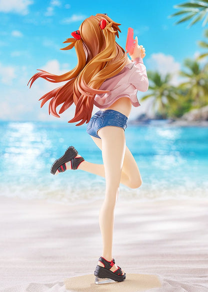 Rebuild of Evangelion Pop Up Parade L PVC Statue Beach Queens: Asuka Shikinami Langley 22 cm Good Smile Company