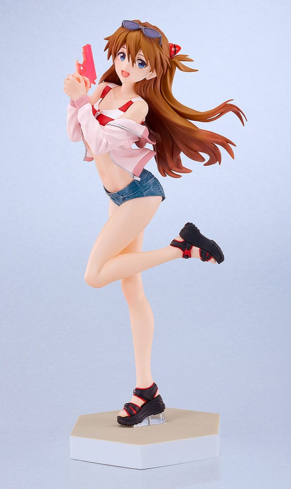 Rebuild of Evangelion Pop Up Parade L PVC Statue Beach Queens: Asuka Shikinami Langley 22 cm Good Smile Company