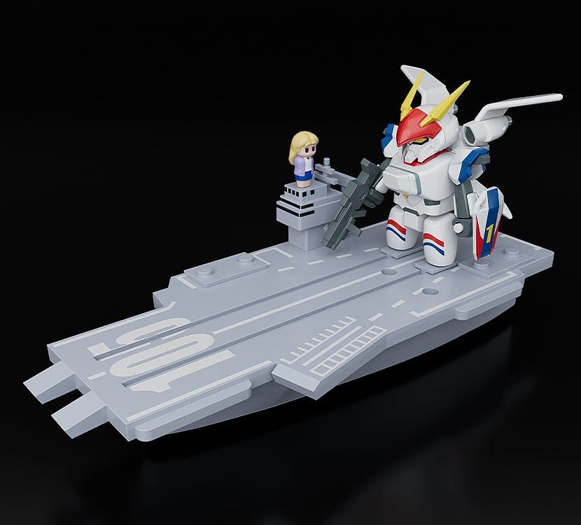 Metal Armor Dragonar Brickroid Action Figure Dragonar-1 (Opening Ver.) & Carrier Set 5 cm