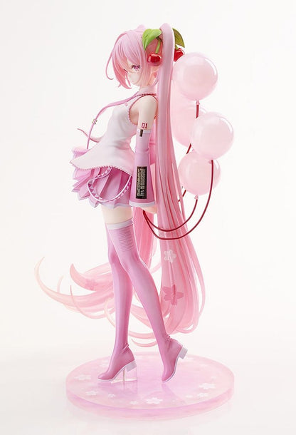Character Vocal Series 01: Hatsune Miku G.S. Collection [SC] PVC Figure 1/7 Sakura Miku: GSC Illustration Contest Ver. 26 cm