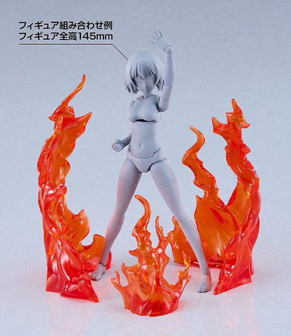 The Simple Effect Parts for Figures Flames: Red - FanofThings.co.uk