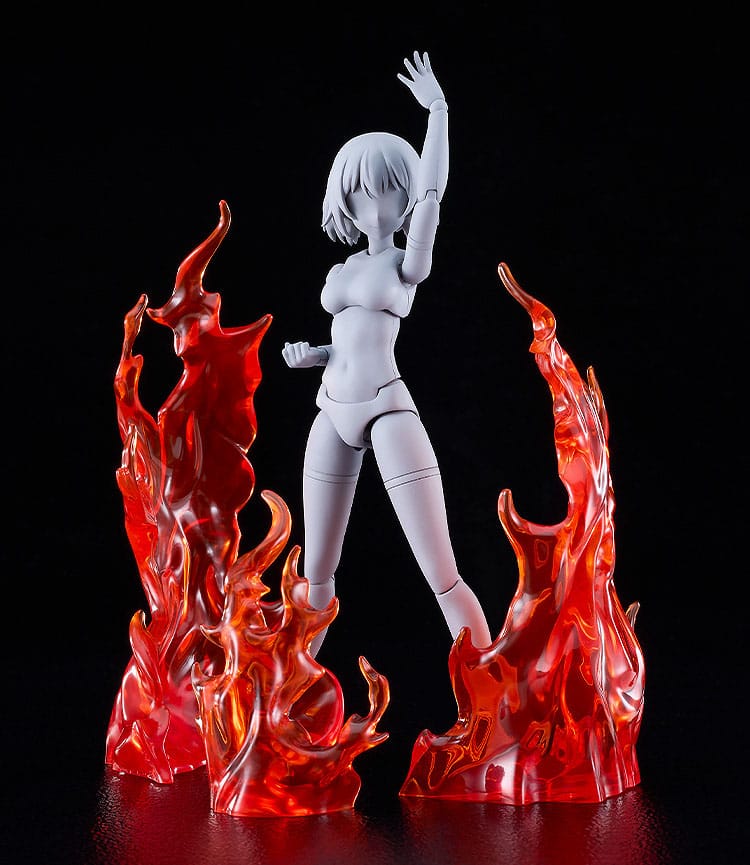 The Simple Effect Parts for Figures Flames: Red - FanofThings.co.uk