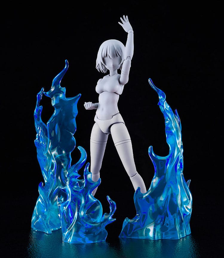 The Simple Effect Parts for Figures Flames: Blue - FanofThings.co.uk