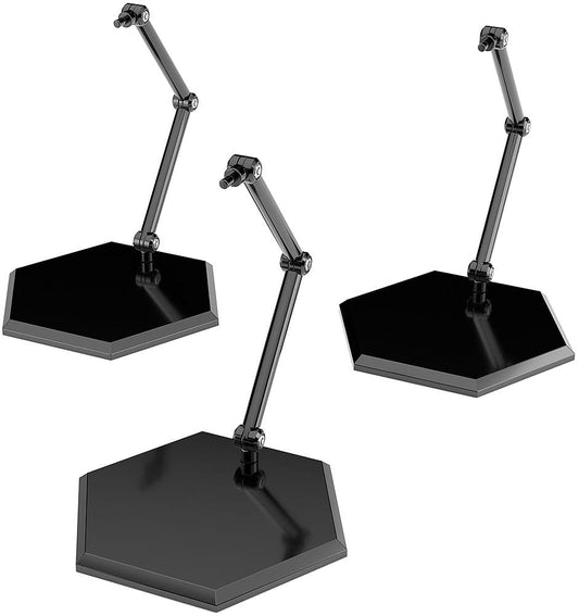 The Simple Stand Mini Nendoroid More for Mini Figures & Models Black Hex Type 3-Pack Good Smile Company