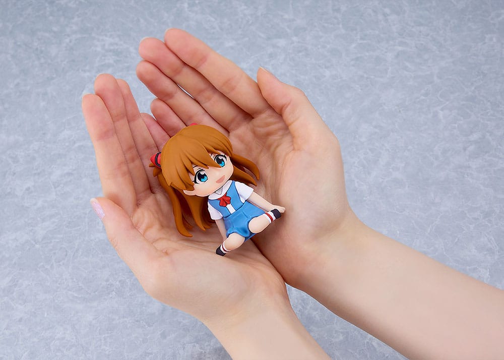 Rebuild of Evangelion Rubber Mascot Nendroid Plus Mini Figure Asuka Shikinami Langley 8 cm Good Smile Company