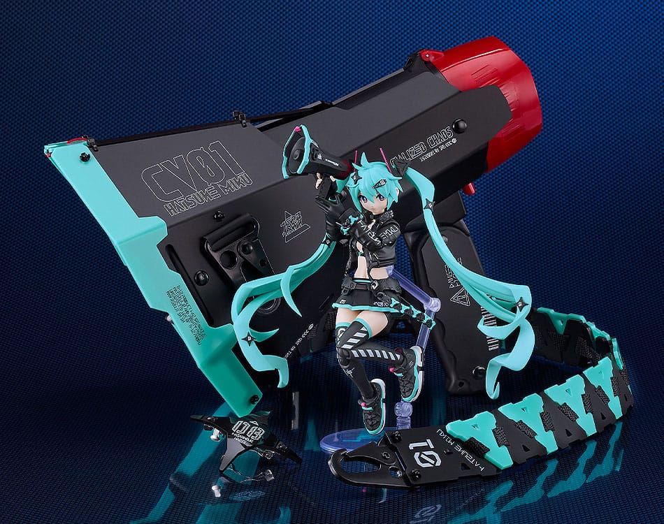Character Vocal Series 01: Hatsune Miku Plamatea Plastic Model Kit Hatsune Miku: Chuocho Tactical Craft Ver. 15 cm Good Smile Company