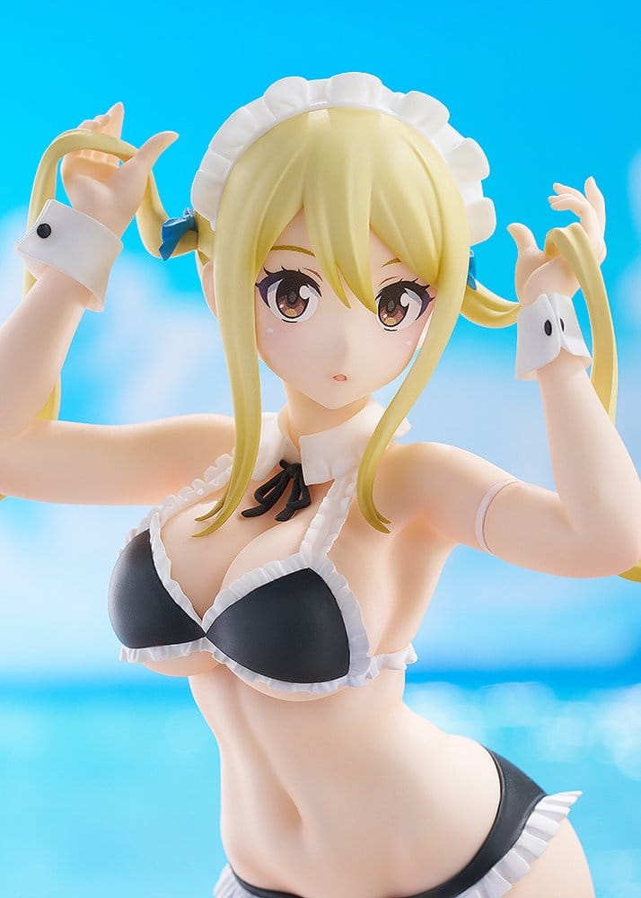 Fairy Tail 100 Years Quest Beach Queens Pop Up Parade PVC Statue Lucy Heartfilia: Virgo Form Swimsuit Ver. L Size 23 cm Good Smile Company